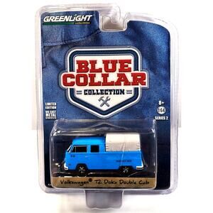 Greenlight Blue Collar Collection VOLKSWAGEN T2 DOKA DOUBLE CAB, New, See Pics!